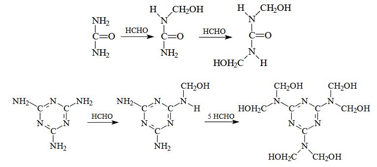 Amino resin synthesis
